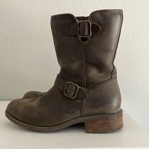 UGG Buckle Mid Calf Boots